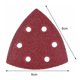 thumbnail image 2 of Kit de Limpieza de Mantenimiento Mecánico, Desbarbado y Pulido Almohadillas de Lijado Triangulares con Liberación Rápida Universal para Herramientas Oscilantes, 2 of 5