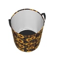 thumbnail image 3 of Haiem Brown Blue Plaid Sunflower Laundry Basket, Laundry Hamper, Collapsible Laundry Baskets, Dirty Clothes Hamper, Waterproof with Handles for College Dorm, Family-Small, 3 of 8