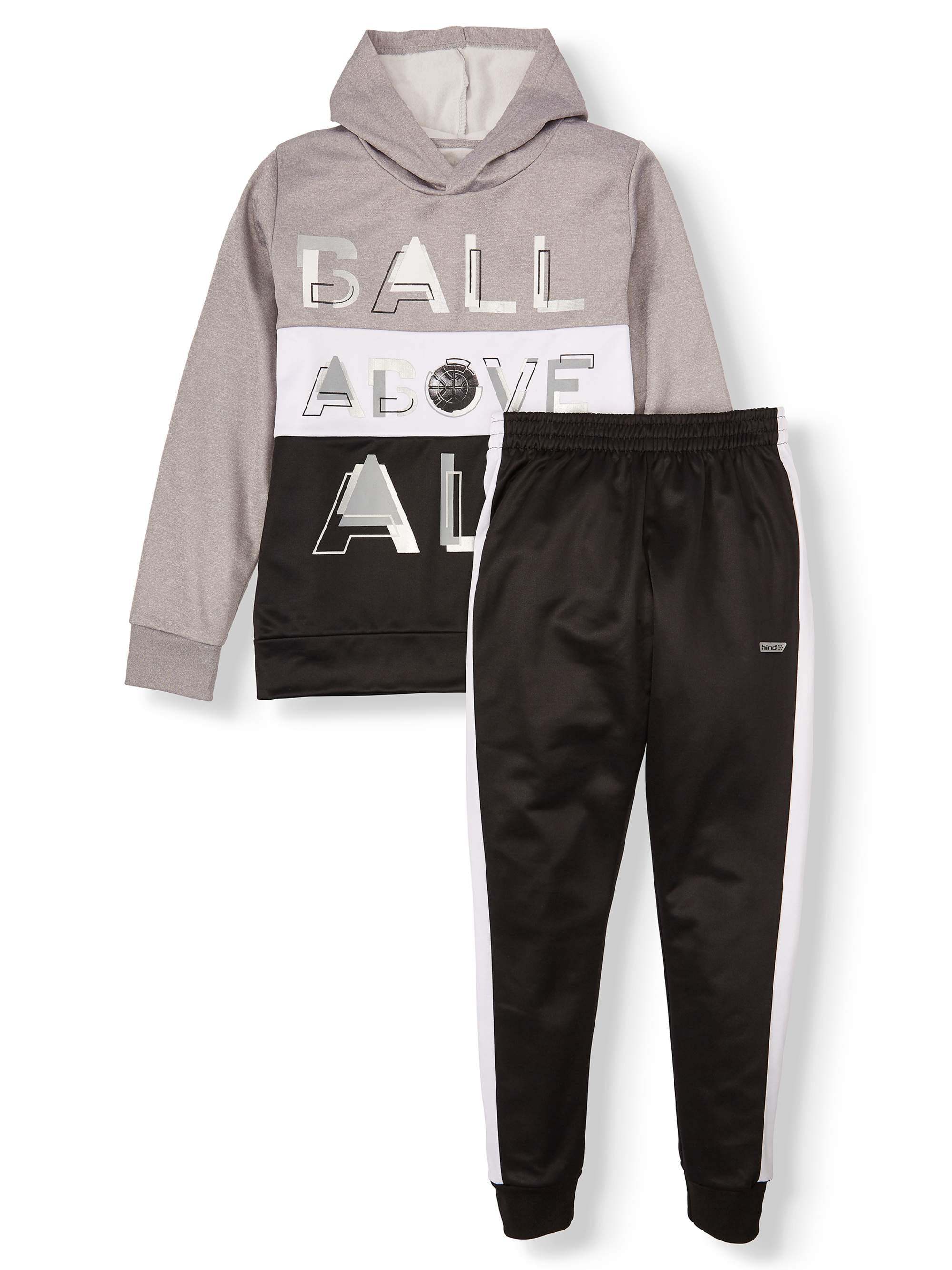 Reebok Boys Colorblocked 2-Piece Sweatsuit Pants Set Outfit