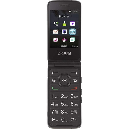 Alcatel MyFlip 4G Prepaid Easy-to-Use Cell Phone for Seniors (Best Tracfone For Seniors 2019)
