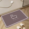thumbnail image 1 of Ganfancp Suave Cómoda Rápida Absorbente Estable y Fácil de Limpiar Alfombra Antideslizante para El Baño de La Casa Ofertas Flash Liquidación 1 Alfombrilla, 1 of 6