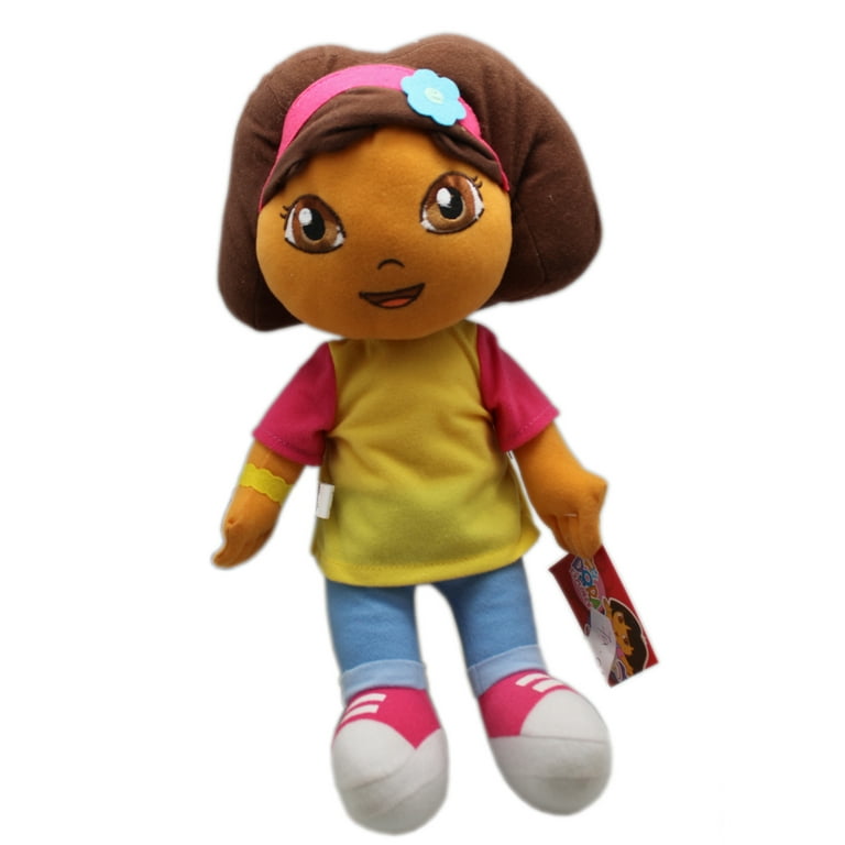 Dora the Explorer Yellow/Pink T-Shirt and Jeans Kids Stuffed