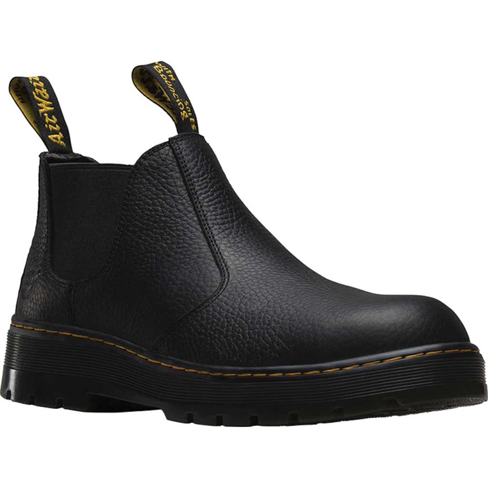 Dr. Martens Men's Dr. Martens Work Rivet Steel Toe Chelsea Boot Black