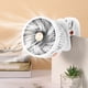 thumbnail image 5 of Fiudx Mini Ventilador de Escritorio, Portátil con Alimentación Usb, 5 Velocidades Ajustables, Pantalla Digital, Ideal para Uso Doméstico y Exterior, Accesorio para Dormitorio, Silencioso., 5 of 6