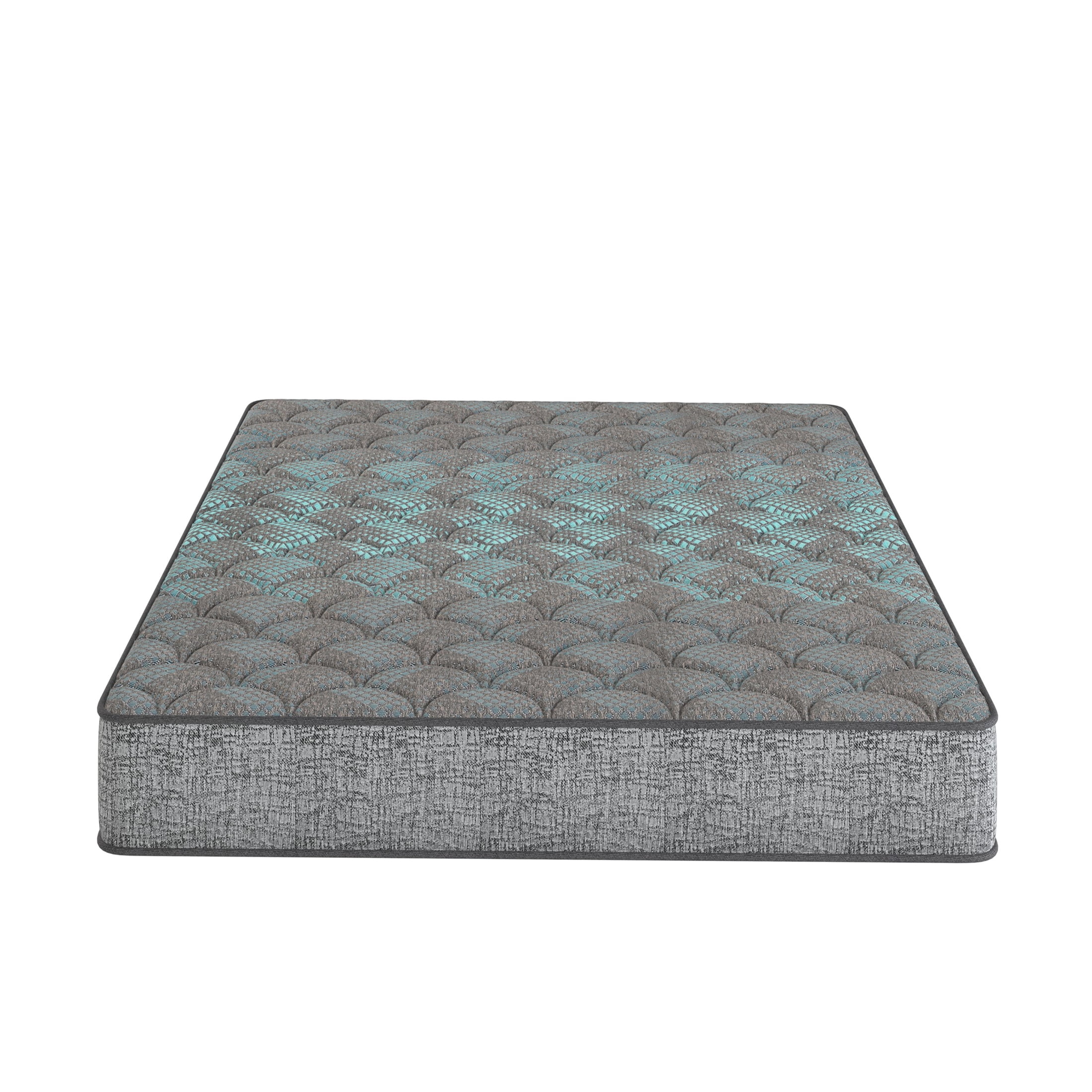 JERFIT 7 Inch Full Size Foam Mattress, Medium Firm Gel Memory Foam Bed Mattress with CertiPUR-US Certified, Grey Blue