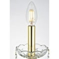 thumbnail image 6 of St. Francis 3 light Gold Wall Sconce Clear Royal Cut Crystal, 6 of 6