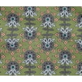 thumbnail image 4 of oneOone Cotton Flex Fabric Leaves & Floral Block Print Sewing Fabric BTY 40 Inch Wide, 4 of 4