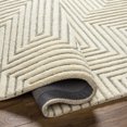 thumbnail image 6 of Livabliss Wool Rugs for Living Room, 2x3 Brook Modern Beige Area Rug, Bedroom Dining Room Home Decor Handmade Carpet (2' x 3'), 6 of 7