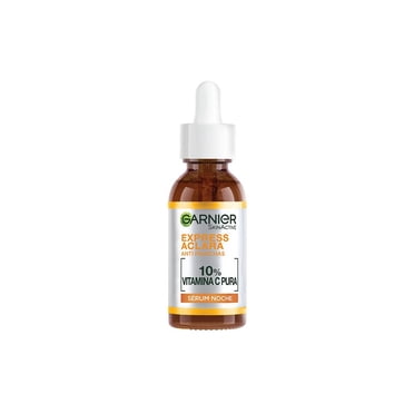 Sérum facial de noche Garnier skin active express aclara vitamina c 30 ml