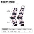 thumbnail image 2 of Fotbe Lilies Flowers Calcetas Largas con Estampado para Hombre y Mujer – Calcetas de Compresión Transpirables y Elásticas, Viajar y Uso Diario Talla 5-11, 2 of 6