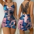 thumbnail image 5 of Vestido de encaje con Falda de punto para mujer, minivestido Sexy de Disney de satén con lazo, Espalda descubierta, para fiesta de verano, 2024, 5 of 5