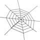thumbnail image 2 of Bearachild Araña grande Decoración de Halloween para el hogar Bar Casa embrujada Telaraña Halloween Araña artificial Accesorios de seda Kits de decoración para fiestas Negro 2.5 m Bearachild HA007306-08, 2 of 6