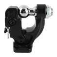 thumbnail image 1 of Pintle Hook Combination Hitch Receiver, Black Powder Coated Heavy Duty 8 Ton Combination Hitch  for RVs for Off Road Vehicles, 1 of 7