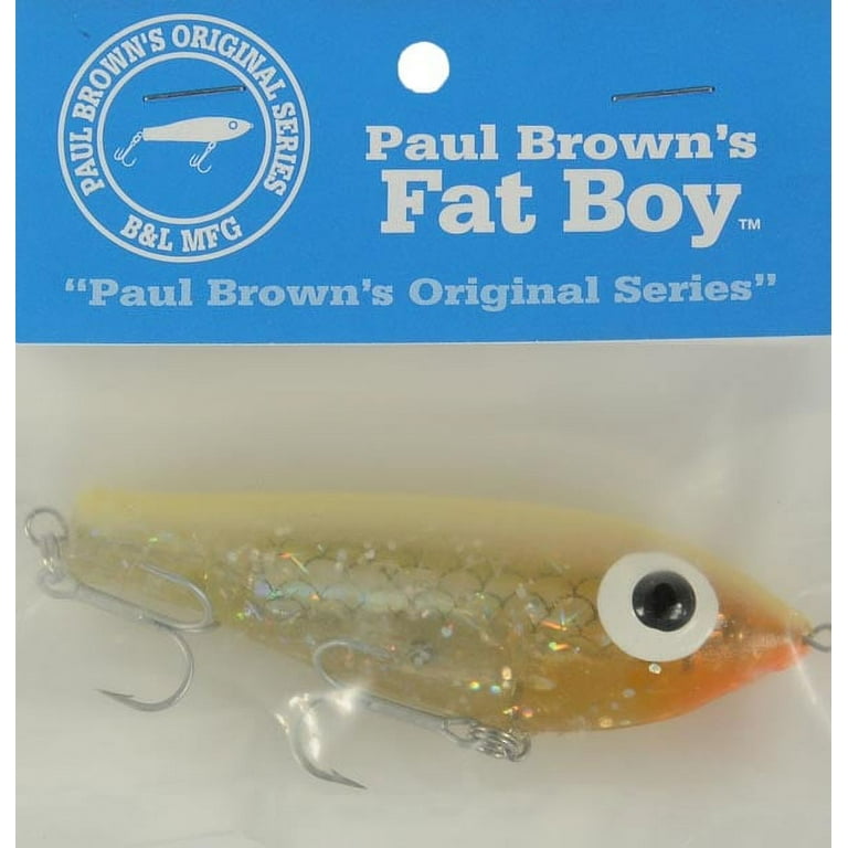 Paul Brown Fat Boy Twitch Bait, Black & Silver 