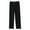 Black, variant on 2DXuixsh Women Line Pants Cotton Trousers Autumn Winter Solid Color Prints Workout Home Warm Elastic Waist Trousers Pants Casual Pants High Pant 95% Cotton, 5% Spandex Black M