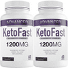 Keto Diet Pills Capsules 1200mg Advanced Weight Loss, Raspberry Ketones (120 Caps total)
