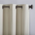 thumbnail image 2 of No. 918 Lindstrom Textured 40" x 63" Draft Shield Fleece Insulated Room Darkening Grommet Curtain Panel, 2 of 5