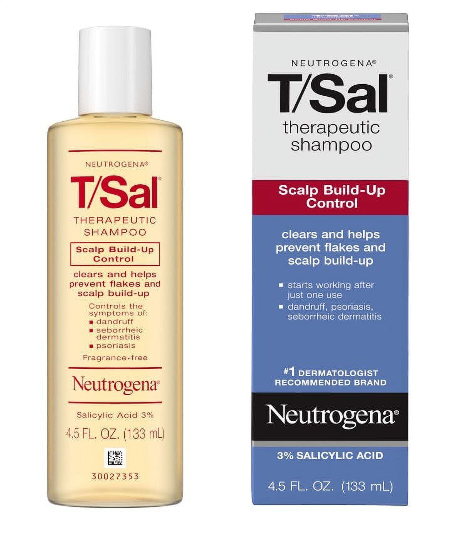 Neutrogena T/Sal Therapeutic Shampoo, Scalp Build-up Control 4.5 
