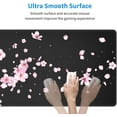 thumbnail image 5 of Japanese Cherry Blossom Flower Gaming Mouse Pad Large XL Desk Mat Long Extended Pads Big Mousepad for Home Office Decor Accessories 31.5 X 11.8 Inch, 5 of 6
