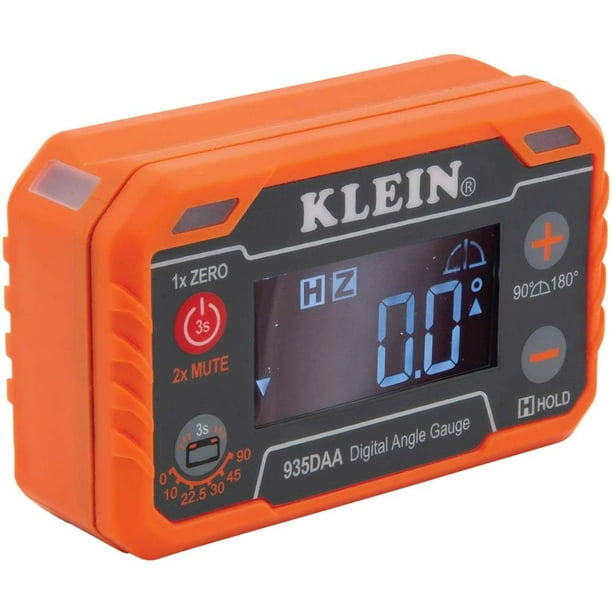 Medidor electrónico digital de nivel y ángulo Klein Tools 935DAA