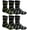 6 Pairs Striped, variant on Yacht & Smith 6 Pairs Mens Fuzzy Socks, Soft Warm Winter Slipper Plush Sock (Multicolor)