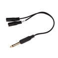 thumbnail image 3 of Cable de Sonido Divisor Y, Pérdida de Señal de 6.35 mm Mono Macho A Dual de 3.5 mm Hombra Dual 1/8 Pulgadas Femenino A 1/4 Pulgada Cable de Divisor y Cable de divisor Masculino, 3 of 7