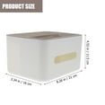 thumbnail image 4 of Niceauty Tissue Dispenser Box ABS Keeps Desktop Clean for Office Workers in Office 1Pcs, 4 of 5