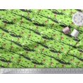 thumbnail image 3 of Soimoi Polyester Crepe Fabric Insect,Leaves & Floral Artistic Fabric Prints by Yards 42 Inch Wide, 3 of 3