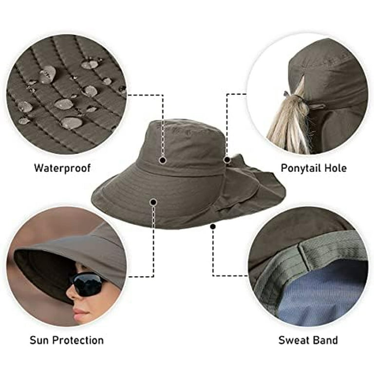 Up To 88% Off on Sun Hats for Women Ponytail B