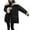 Black, variant on Taqqpue Womens Oversized Quilted Jackets Lightweight Long Sleeve Full Zipper Puffer Jacket Winter Keep Warm Casual Hooded Coats with Pockets