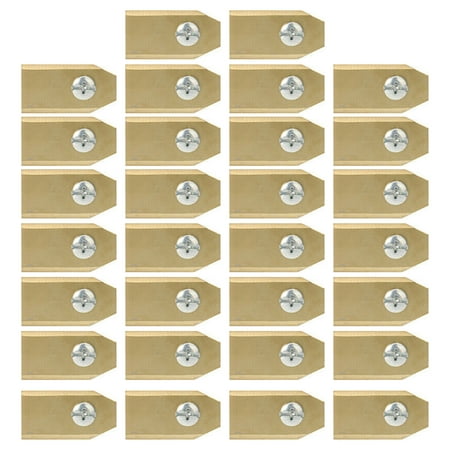

30x Spare Blades + Screws Titanium Steel Blades Screws Part Set for Husqvarna Gardena Lawn Mower