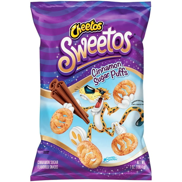 Cheetos Sweetos Cinnamon Sugar Puffs 7 oz. Bag