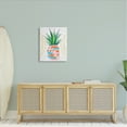 thumbnail image 2 of Stupell Industries Tropical Aloha Pineapple Bold Leaves Groovy Text Graphic Art Gallery Wrapped Canvas Print Wall Art, Design by Ziwei Li, 2 of 7