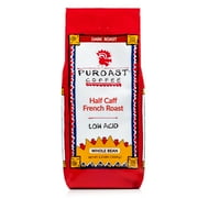 Puroast Low Acid High Antioxidant Half Caff French Roast Whole Bean Coffee, 2.2 LB Bag
