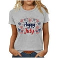 thumbnail image 3 of Youyipin Womens Tops American Heart Flag Girls 4Th Of July Shirt Usa Patriotic Print Graphic Tees For Women, 3 of 3