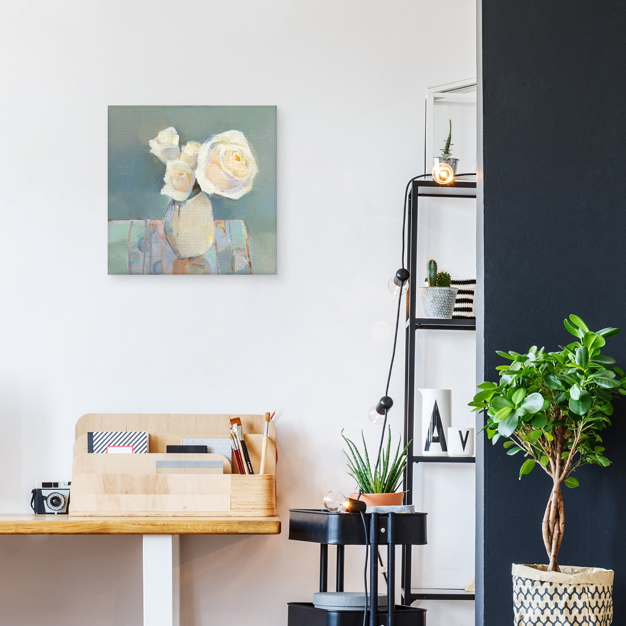 Weekend Roses I by Sarah Simpson Canvas Art Print
