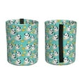 thumbnail image 2 of Zufioo Panda Bathing Print Car Trash Can, Car Accessories Trash Can with Velcro Webbing, Suitable for Various Car Models, 2 of 7