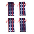 thumbnail image 4 of HEMOTON USA Independence Day Wine Bottle Cover Made of Flannel Multi Color for Decor 4 Pieces, 4 of 8