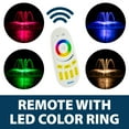 thumbnail image 3 of Airmax RGBW Color Changing LED Fountain 4 Light Set, 3 of 6