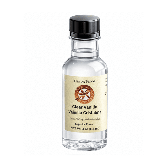 Royal Artisan Vanilla, Pure Clear Vanilla, 4 FL oz / 118 ml Classic Venezuelan Vanilla Flavor