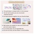 thumbnail image 5 of Wall Sticker Rainbow Sticker Luminous 3D Wallpaper Glow in The Dark Heart Shape Cartoon Wall Paper for Kids Room Living Room, 5 of 5