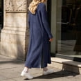 thumbnail image 6 of DIOAZUD Women's Plus Size Ribbed Knit Cardigan Extra Long Open Front Long Sleeve Floor Length Cardigan Sweater Soft Lightweight, 6 of 8