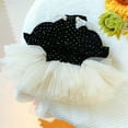 thumbnail image 5 of UOSIA Fancy Dog Tulle Dress Cute Dog Costume Small Dog Birthday Party Wedding,L,Black, 5 of 6