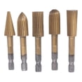 thumbnail image 2 of Shank Rotary File,5PCS Rotary File Tools Wood Grinding Carving Files Double Cut Rotary File Impressive Results, 2 of 14
