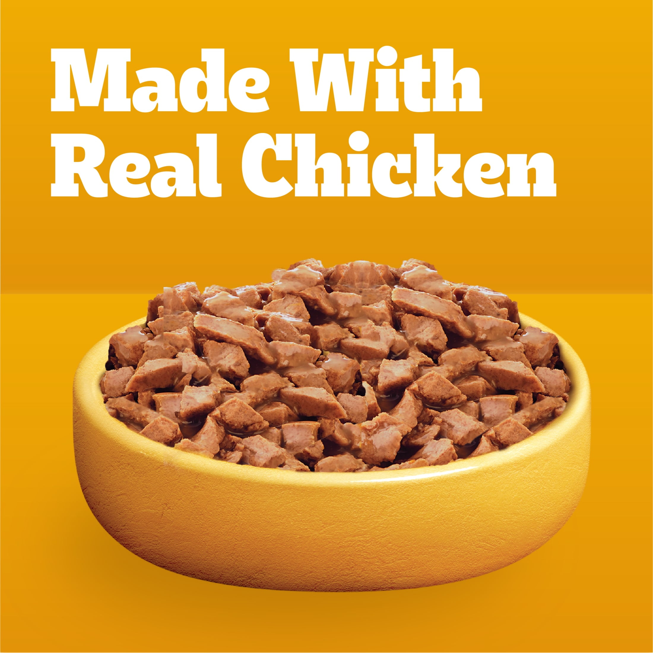 (6 pack) Pedigree Puppy Food Morsels in Sauce, Wet Dog Food, Chicken Flavor, 3.5 oz. Pouches