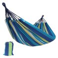 thumbnail image 1 of Widen Double Person Hammock Portable Travel Hanging Hammock Swing Sleeping Bed Lazy Chair Canvas Hammocks, 1 of 9