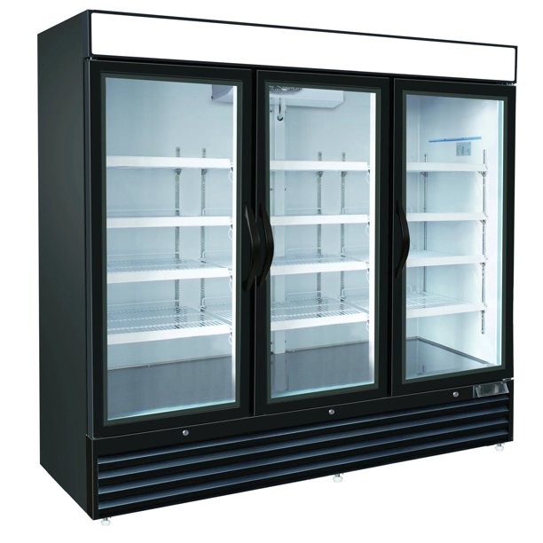 Sub Equip 72ft Swing Glass Door Freezer Merchandiser