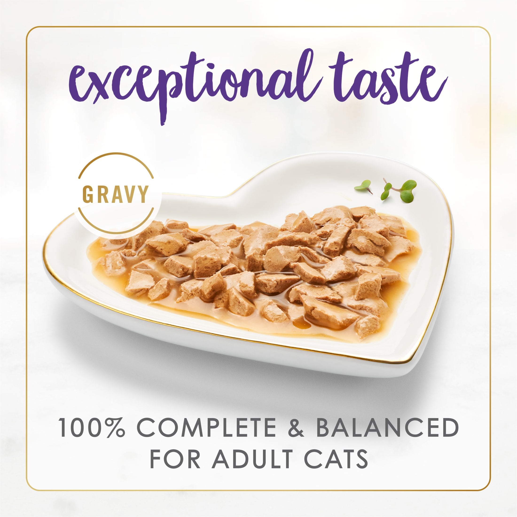 Purina Fancy Feast Gravy Lovers Wet Cat Food Chicken Beef, 3 oz Cans (24 Pack)