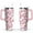 Pink-18, variant on 40oz Fashion Leopard Pattern Stainless Steel Flip Straw Tumbler Spill Proof Travel Cup Double Wall Vacuum Insulated Coffee Mug with Top Handle