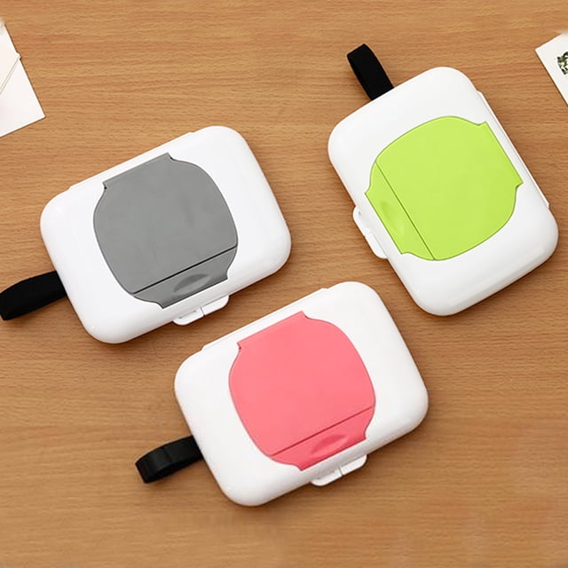 Soporte de Toallitas Húmedas, 3pcs Fácil Acceso al Contenedor de Tallitas Portátiles reutilizables firmement para uSo al aire libre
